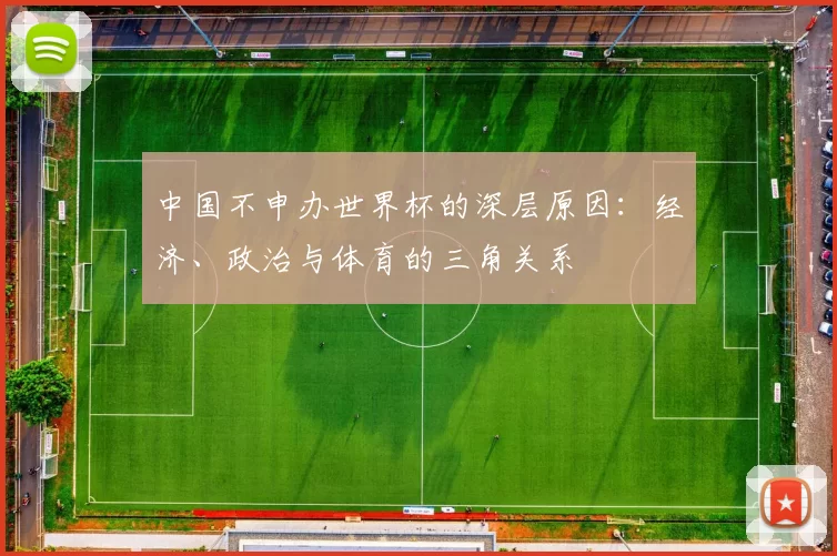 中国不申办世界杯的深层原因：经济、政治与体育的三角关系