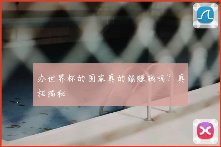 办世界杯的国家真的能赚钱吗?真相揭秘