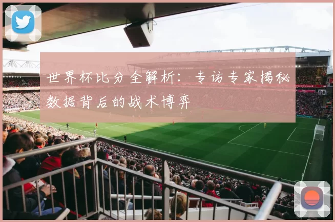 世界杯比分全解析:专访专家揭秘数据背后的战术博弈