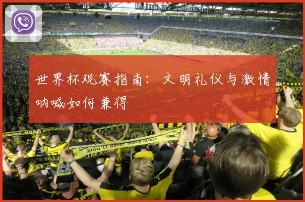 世界杯观赛指南:文明礼仪与激情呐喊如何兼得