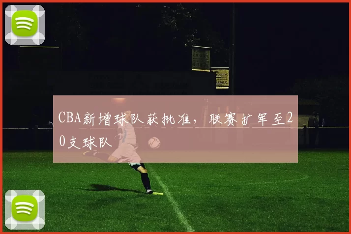 CBA新增球队获批准，联赛扩军至20支球队