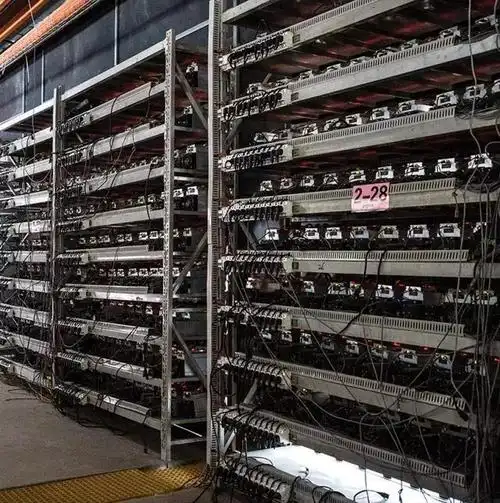 A typical mining farm in an area