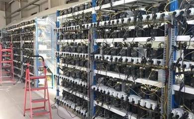 Large-scale mining farm hosting Bitmain S23 Pro miners with optimized cooling