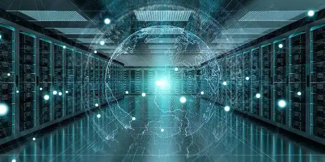A modern mining farm showcasing various mining rigs